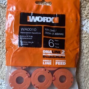 WORX Replacement Spool Line Six (6) pack New never opened